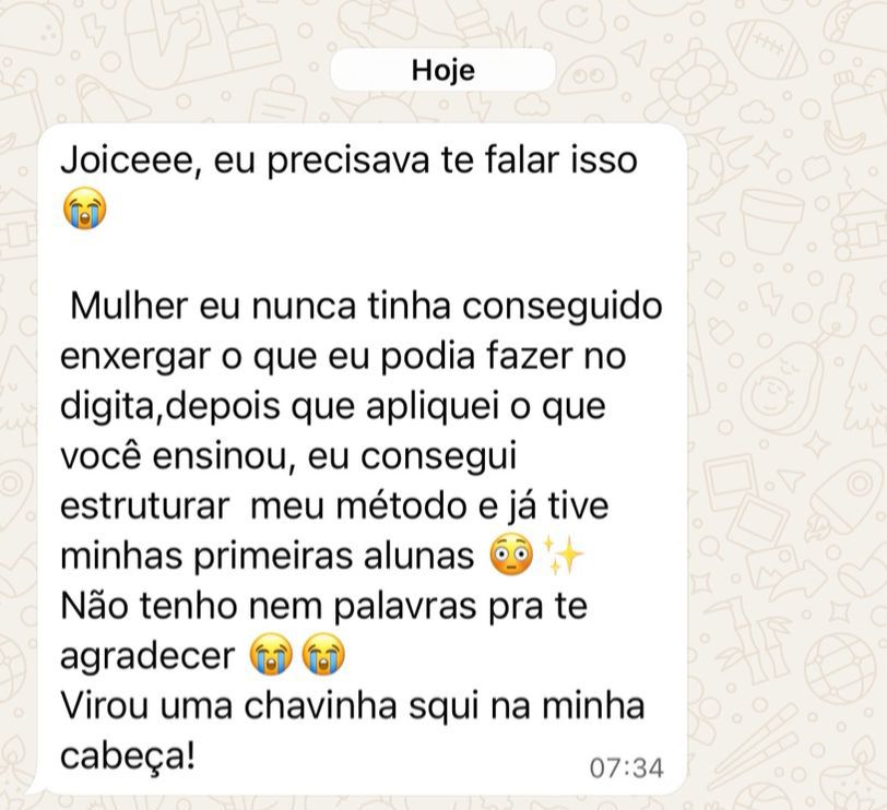 Depoimento aluna 3