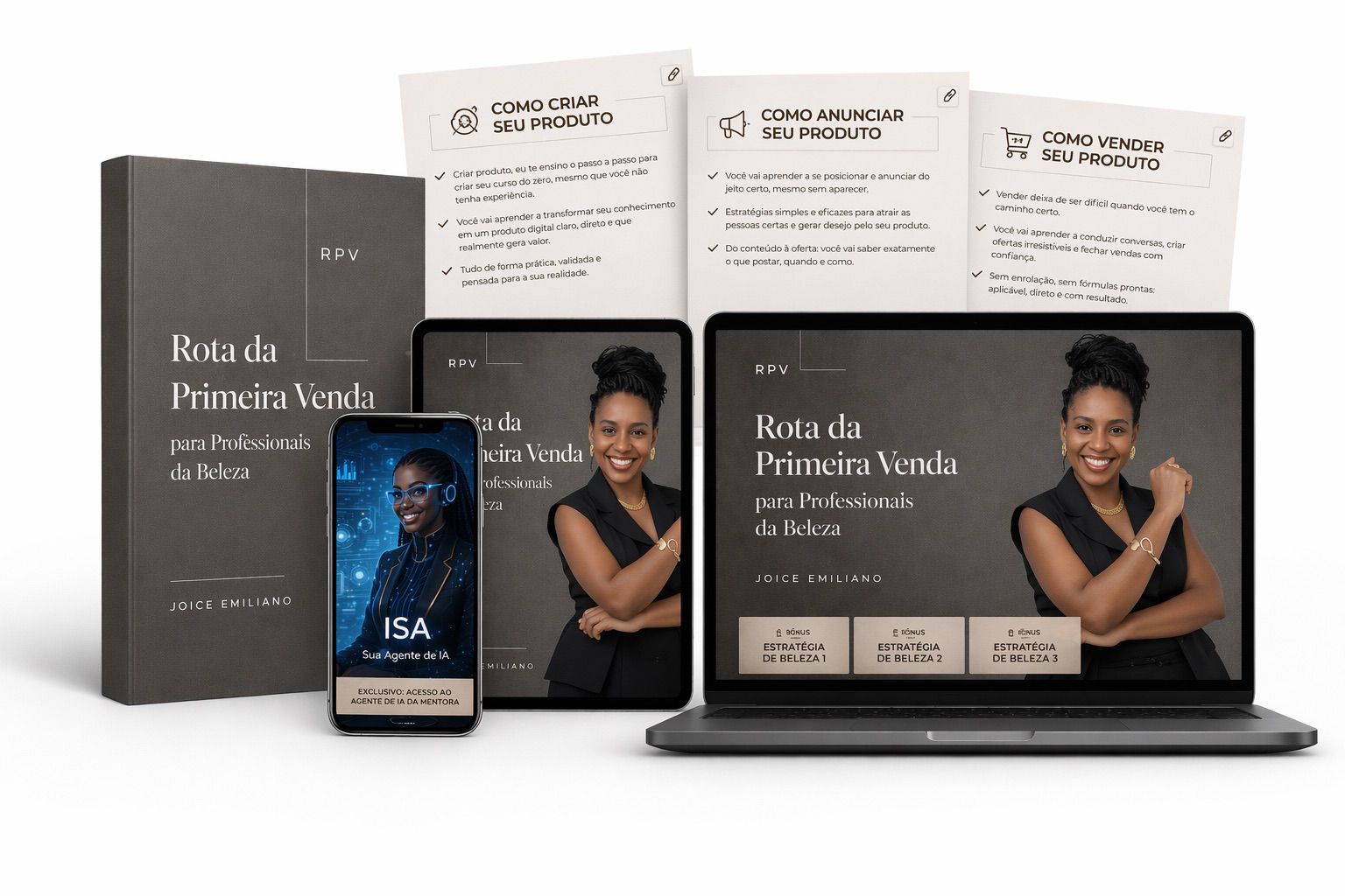 Mockup completo do produto